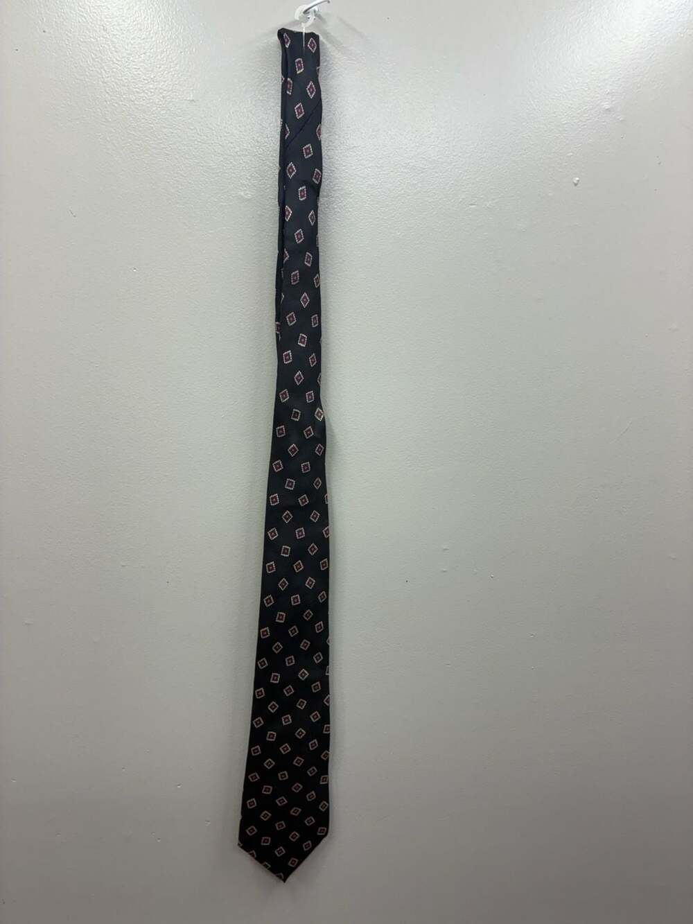 Vintage Chaps Ralph Lauren Men's Silk Geometric Pattern Necktie